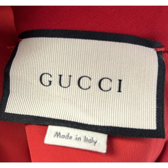 GUCCI Fall 2016 Runway Hibiscus Wool Silk Embroidered Mini Dress 38IT/XS - Picture 11 of 15